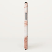 Mooi Roos Gold Sparkle-marmer-patroon Case-Mate iPhone Case (Achterkant / rechts)