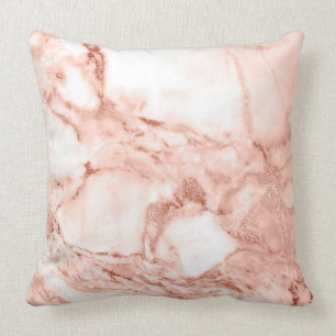 Mooi Roos Gold Sparkle-marmer-patroon Kussen