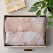 Mooi Roos Gold Sparkle-marmer-patroon Tissuepapier (Geschenk)