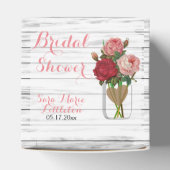 Mooi Roos Mason Jar Vrijgezellenfeest Bedankdoosjes (Bovenkant)