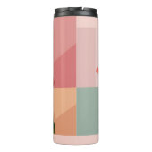 Mooi Roos Moederdag Gift Retro Thermosbeker (Achterkant)