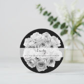 Mooi Rose Boeket Maid of Honor Kaart (Staand voorkant)