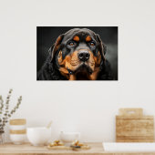 Mooi Rottweiler Dog poster (Keuken)