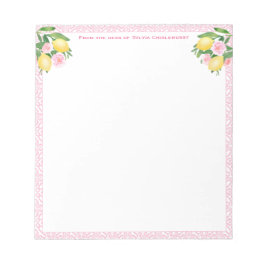 Mooi Roze Amalfi Citroenen | Van Mijn Bureau Notitieblok
