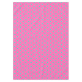Mooi Roze Blauwe Stippen Tafelkleed (Voorkant)