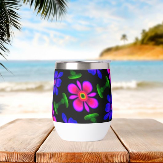 Mooi roze bloemen patroon (Strand)