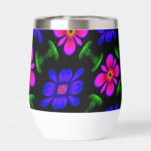 Mooi roze bloemen patroon (Achterkant)