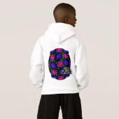 Mooi roze bloemen patroon (Achterkant volledig)
