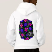 Mooi roze bloemen patroon (Achterkant)