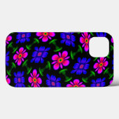 Mooi roze bloemen patroon Case-Mate iPhone case (Achterkant (horizontaal))