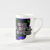 Mooi roze bloemen patroon porselein kop (Rechts)