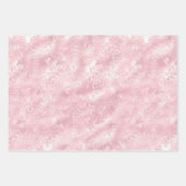 Mooi roze blos parel bruidsshower inpakpapier vel (Voorkant 2)