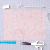 Mooi Roze Blush Elegante Parels Bruiloft Feest Tissuepapier (Craft)