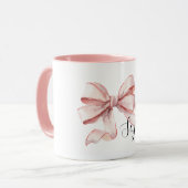 Mooi Roze Boog Mok (Voorkant links)