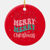 Mooi roze en rood 2 kanten ornament (Achterkant)