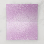 Mooi Roze Glitter Plaatskaartje (Binnenkant ongevouwen)