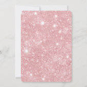 Mooi Roze Glitter Schitter Verjaardag Kaart (Achterkant)