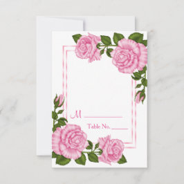 Mooi Roze Hoekboeket Verjaardags Tafelnummer