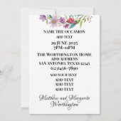 Mooi Roze Hoge Hakken VIP Gast Uitnodiging (Achterkant)