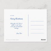 Mooi Roze Kerstmis Meisje 01 Briefkaart (Achterkant)