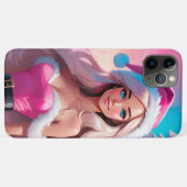 Mooi Roze Kerstmis Meisje 01 Case-Mate iPhone Case (Achterkant (horizontaal))