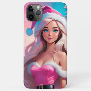 Mooi Roze Kerstmis Meisje 01 Case-Mate iPhone Case