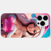 Mooi Roze Kerstmis Meisje 01 Case-Mate iPhone Case (Achterkant (horizontaal))