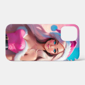 Mooi Roze Kerstmis Meisje 01 Case-Mate iPhone Case (Achterkant (horizontaal))