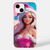 Mooi Roze Kerstmis Meisje 01