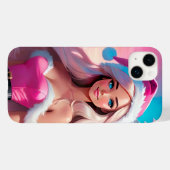 Mooi Roze Kerstmis Meisje 01 Case-Mate iPhone Case (Achterkant (horizontaal))