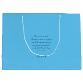 Mooi Roze Kerstmis Meisje 01 Groot Cadeauzakje (Achterkant)