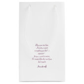 Mooi Roze Kerstmis Meisje 01 Klein Cadeauzakje (Achterkant)