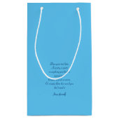 Mooi Roze Kerstmis Meisje 01 Klein Cadeauzakje (Achterkant)