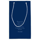 Mooi Roze Kerstmis Meisje 01 Klein Cadeauzakje (Achterkant)