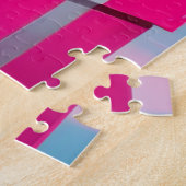 Mooi Roze Kerstmis Meisje 01 Legpuzzel (Zijkant)
