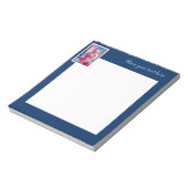 Mooi Roze Kerstmis Meisje 01 Notitieblok (Linkerzijde)