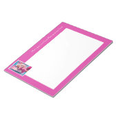 Mooi Roze Kerstmis Meisje 01 Notitieblok (Schuin)