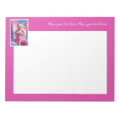 Mooi Roze Kerstmis Meisje 01 Notitieblok (Voorkant)