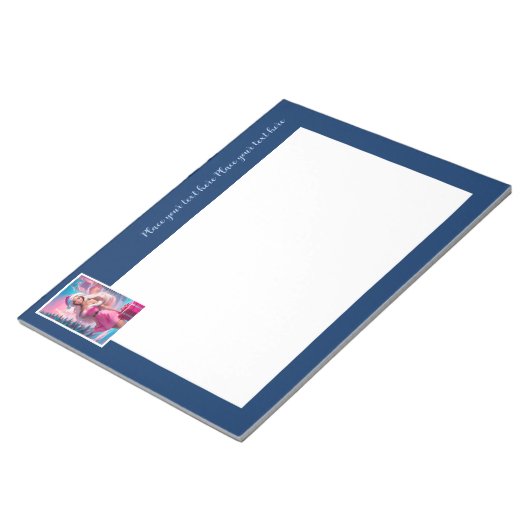 Mooi Roze Kerstmis Meisje 01 Notitieblok (Schuin)