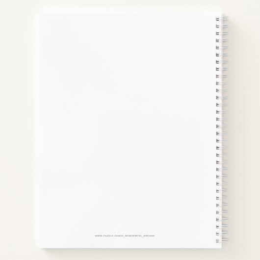 Mooi Roze Kerstmis Meisje 01 Notitieboek (Achterkant)