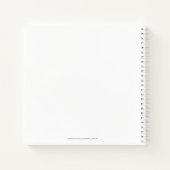 Mooi Roze Kerstmis Meisje 01 Notitieboek (Achterkant)