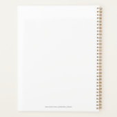 Mooi Roze Kerstmis Meisje 01 Planner (Achterkant)