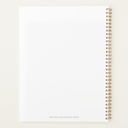 Mooi Roze Kerstmis Meisje 01 Planner (Achterkant)