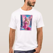 Mooi Roze Kerstmis Meisje 01 T-shirt (Voorkant)