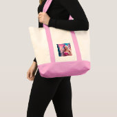 Mooi Roze Kerstmis Meisje 01 Tote Bag (Voorkant (product))