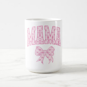 Mooi Roze Mama Lettering voor Borstkanker Koffiemok