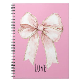Mooi Roze Strik Notitieboek