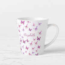 Mooi Roze Vlinders Aangepaste Naam