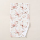 Mooi Roze Vlinders   Bad Handdoek (Handdoek)