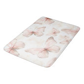 Mooi Roze Vlinders Badmat (Gekanteld)